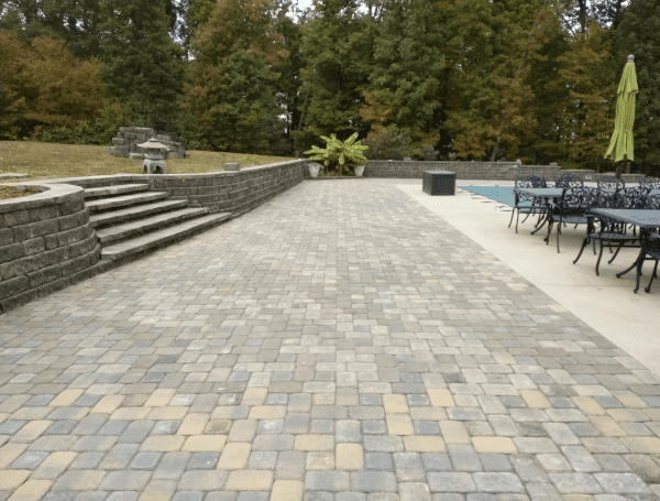 Pavestone paver patio.